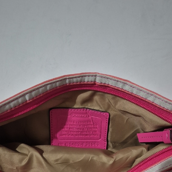 Coach Getaway Striped Crossbody Bag - Picture 5 of 5